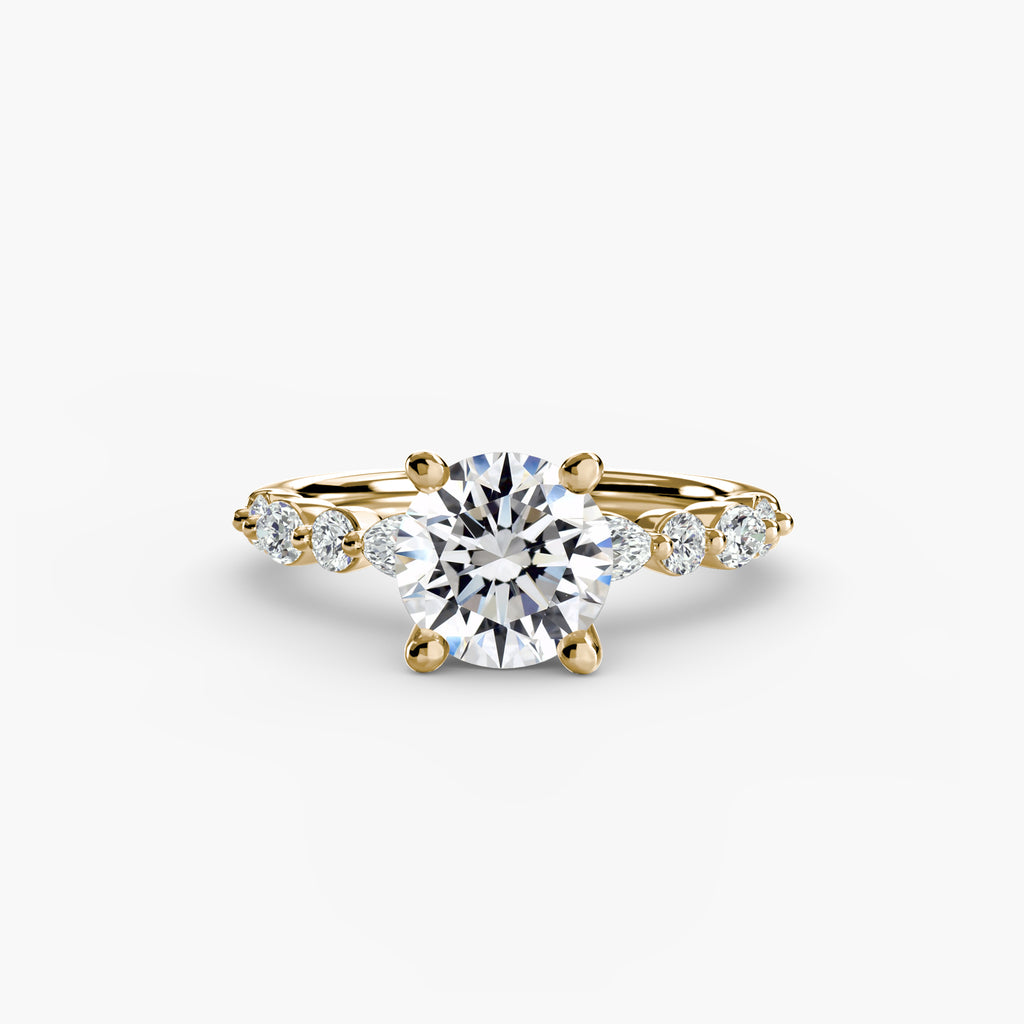 Solitaire with Eternity Pavé