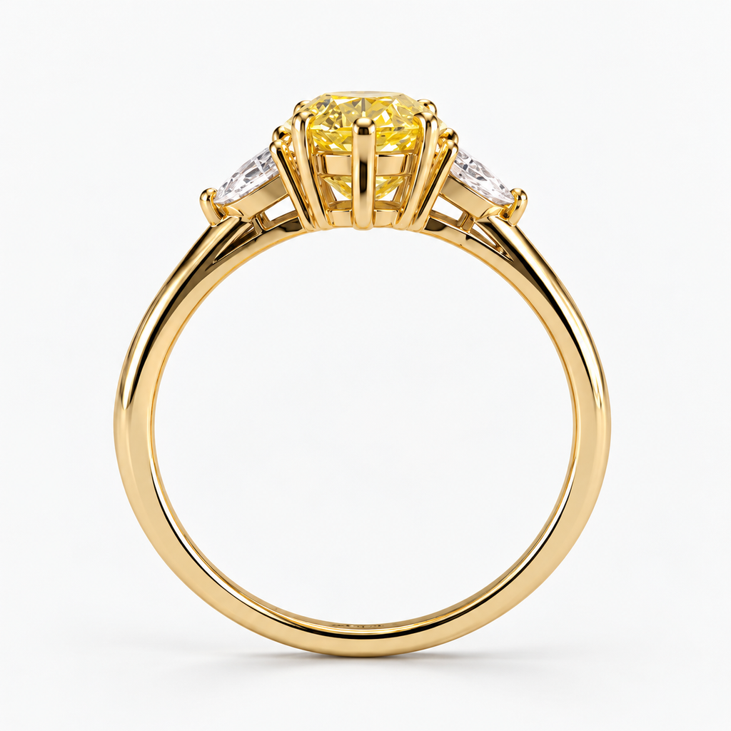 The Horizon Yellow diamond Ring