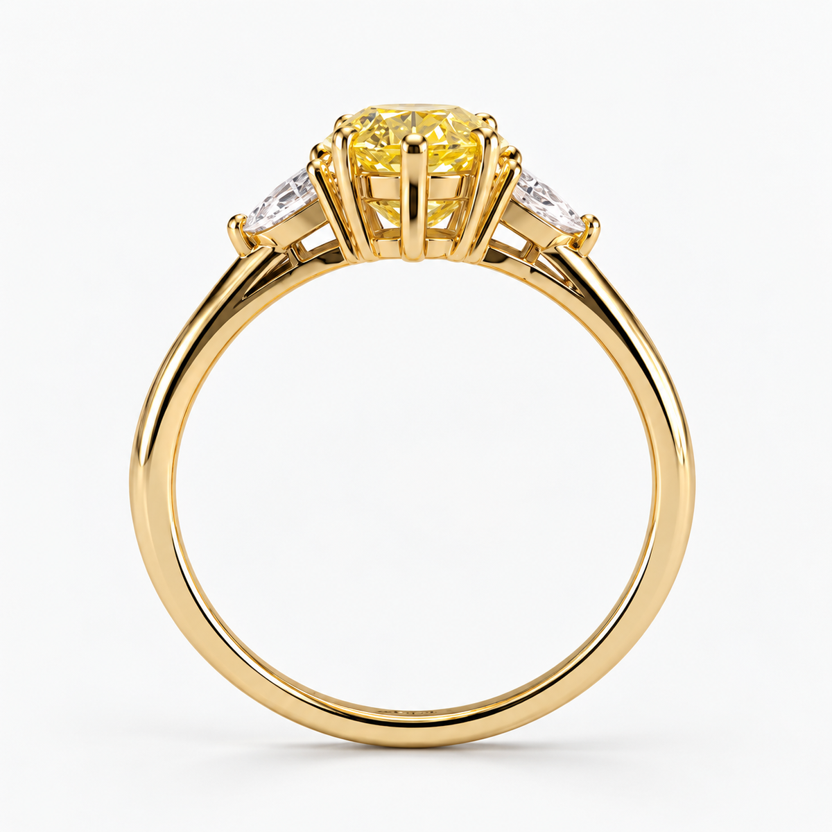 The Horizon Yellow diamond Ring