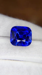 Sapphire Blue Cushion