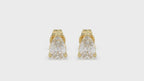 Lumière Pear Diamond Studs